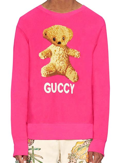 teddy the bear gucci|Gucci teddy bear sweatshirt.